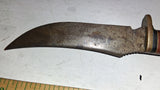Vintage Western USA H40 Curved Skinner Knife Heavy Rust Patina Restoration Proje