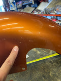 Custom Front Fender Amber Whiskey Harley Touring Street Road Glide 5 1/2" FLH