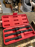 Sunex Tools 1/2 Inch Drive Metric Long Impact Socket Set 7 Piece Case Chromoly