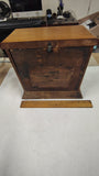 Antique Sessions 8-Day Mantel Clock Wood Case Cathedral Gong
