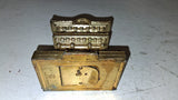 Vintage Japanese Metal Pagoda Temple Coin Bank SNK Made In Japan