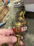 Vintage Schlitz Beer Tap Handle 9.5" Golden Girl Goddess Breweriana Advertising