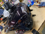 Harley Touring Dark Maroon Fuel Gas Tank Emblems 2008+ Clean Factory paint Nice