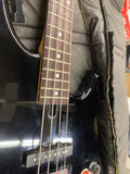 Yamaha BB350 4-String Electric Bass Guitar Black alder body 21-fret maple neck