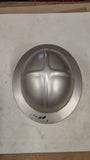 Vintage 1960s Welsh Vanguard Aluminum Full Brim Hard Hat Safety Helmet USA