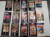 Atari 2600 Woodgrain Console Lot Storage Case 6 Controllers 25 Games Manuals