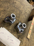 OEM Harley Heritage Fatboy Chrome Handlebar Risers 2" Sportster FXR Dyna chopper
