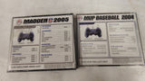 Madden NFL 2005 & MVP Baseball 2004 PC CD-ROM Video Game Lot Jewel Case Ray Lewi