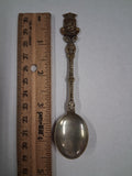 Vintage Overijssel Holland Souvenir Spoon Crowned Lion Coat of Arms Demitasse