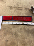80 Cubic Inches Red Reflector Badge Emblem Saddlebag Harley FLH Shovelhead OEM