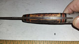 Vintage Western USA H40 Curved Skinner Knife Heavy Rust Patina Restoration Proje