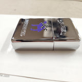 Vtg Unfired 1996 Zippo Cigarette Lighter Camel Powered Polished Chrome Minty!