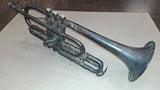 Antique 1915 Frank Holton Bb Silver-Plated Trumpet – 0 1/2 Large Bore – Chicago