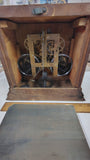 Antique Sessions 8-Day Mantel Clock Wood Case Cathedral Gong