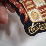Vtg 4" Phi Kappa Theta Fraternity Blazer Patch Crest JFK Alumnus Note Condition