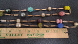 Lot of 5 Vintage Estate Costume Jewelry Necklaces Art Deco Fringe Glass Crystal