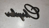 1968-1978 Chrysler Script Metal Emblem OEM Badge Newport Cordoba