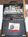 Vtg Zenith G503 Tube Radio Universal Portable Chassis 5G41 Manual Untested Nice