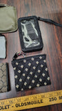 Lot of 8 Wallets Wristlets Coin Purses Leopard Print Olive Green Floral New Used