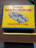Vintage 1966 Matchbox Series Collector's Case #41 Hotwheels toys Redline Gt40!