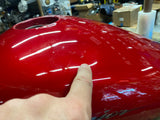 08-17 Yamaha Warrior 1700 Gas Fuel Tank Dark Red Metallic OEM Dings royal star x