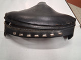 Vintage Harley Davidson 4-Rib Police Solo Seat Pan Studded Skirt Panhead FL
