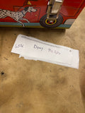 vtg Disney Fire Fighters Metal Lunch Box 70s Aladdin Collectible Tin Termos Mint