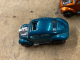 Hot Wheels Redline Custom Volkswagen Dark Blue HK Q3 Hong kong Toy Car Vintage