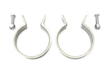 Stainless Steel Exhaust Clamp Set Harley Panhead 1948-1965