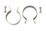 Stainless Steel Exhaust Clamp Set Harley Panhead 1948-1965