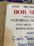 Vintage Bob Seger Concert Flyer Poster May 13 1978 Civic Arena Pittsburgh Sign