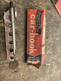 Vintage All-Car Adjustable Car Coat Hook Garment Hat Hanger Box Auto Acc Adverti