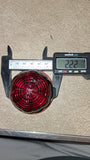 Cats Eye Glass Lens Red Marker light Truck Auto Equipment Columbus metal 47910