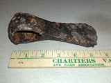 Antique Forged Iron Trade Axe Head Round Eye Biscayne Hatchet Colonial Relic