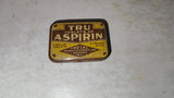 Vintage Medicine Tin Lot Natures Remedy Laxative & Tru Aspirin 1930s-40s
