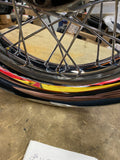 Stock Rear wheel Harley Dyna 4.50x17 Chrome Spoke 25mm FXD FXDL Wide Glide Super