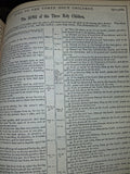 1900 Victorian Family Bible AJ Holman Parallel Leather Metal Clasps Apocrypha