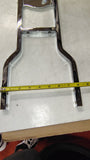 Vintage Harley Davidson Chrome Sissy Bar Tall Upright Eagle Medallion USA 8"