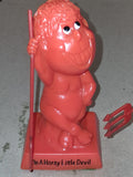 Lot of 2 Vtg W&R Berries Co Red Devil Plastic Figurines Horny Wicked 1971 1972 6