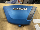 Kawasaki Kz400  OEM 1976 Right Side Cover Emblem frame trim Panel