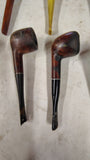 Vintage Smoking Pipe Lot - 10 Estate Briar & Meerschaum Pipes