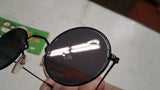 Vtg 1998 Looney Lenses Hologram Skull Sunglasses Round Wire Frame NOS New Card