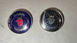 1980's Saab Scania Emblem Badge 2-Pin OEM 6911895 16760 Lot of 2