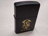 Mint 2010 Sons of Anarchy Black Matte Zippo Lighter - Unstruck