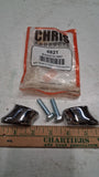 Pair (2) Chris Products Chrome Rear Turn Signal Mount Brackets 8821 Harley Softa
