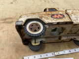 Vintage 1960s Tonka AA Wrecker Toy Tow Truck Pressed Steel 60's 24 hour service