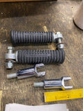 Passenger Pegs Harley Heritage Softail Fatboy fxst OEM Clevis Rubber Footpegs PR