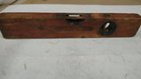 Vintage Sand's Level & Tool Co. Mahogany Wood Carpenter Spirit Level 14"& 9"