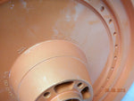 Custom Powdercoated Front Solid Disc Mag Wheel Harley Fatboy 00^ orange 3.00x16"
