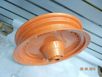 Custom Powdercoated Front Solid Disc Mag Wheel Harley Fatboy 00^ orange 3.00x16"